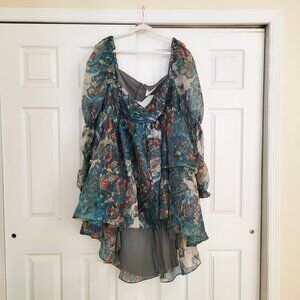 The Unicorn Defends Himself Moonlight Puff Dress Selkie Size 6X NWT!